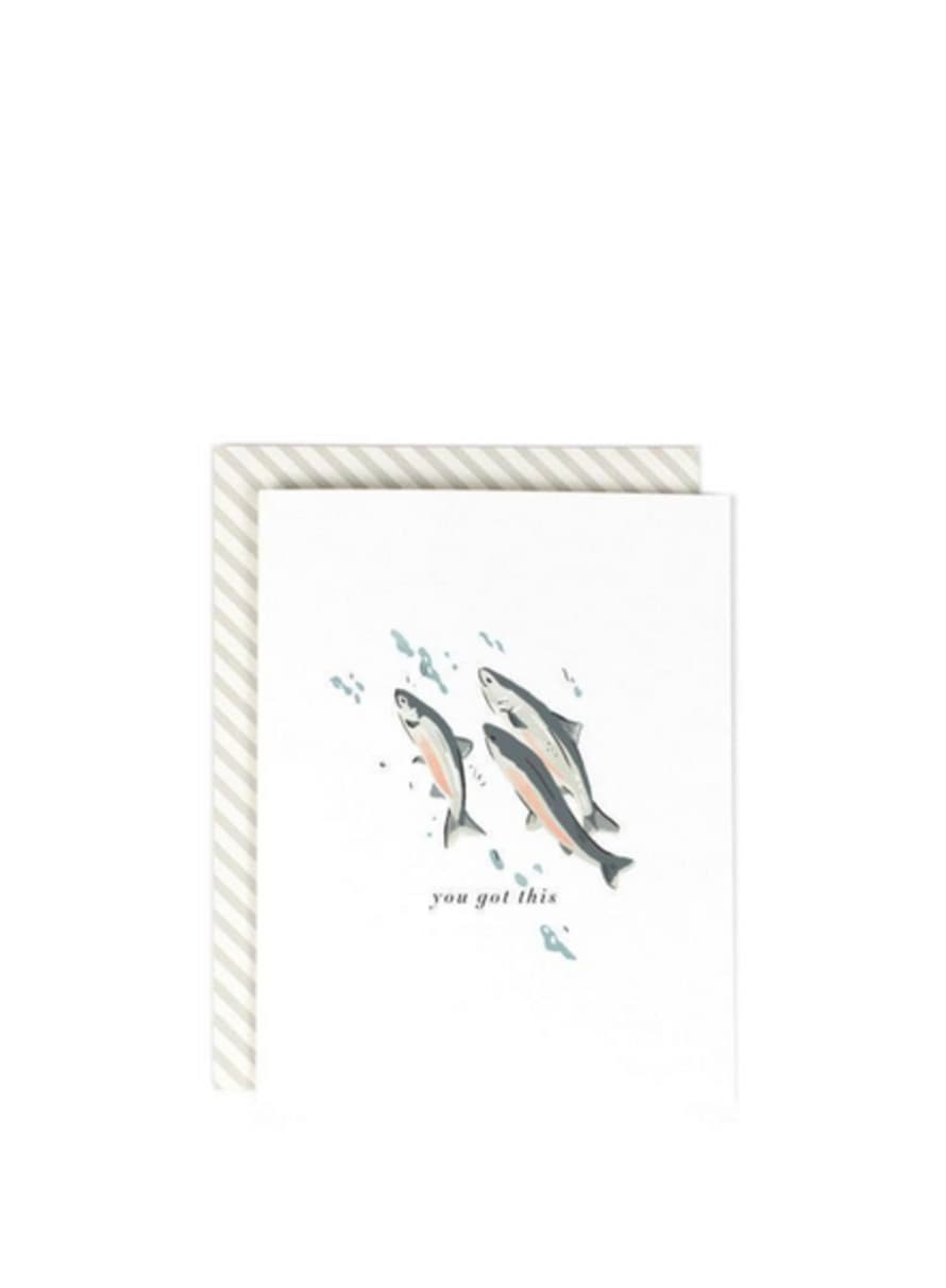 Amy Heitman You Got This Fish Card