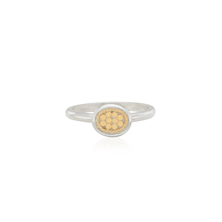 Anna Beck Oval Stacking Ring Gold/Silver