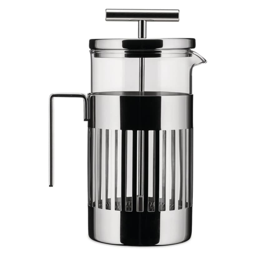Alessi Polished Stainless Steel Coffee Press 3 Cup