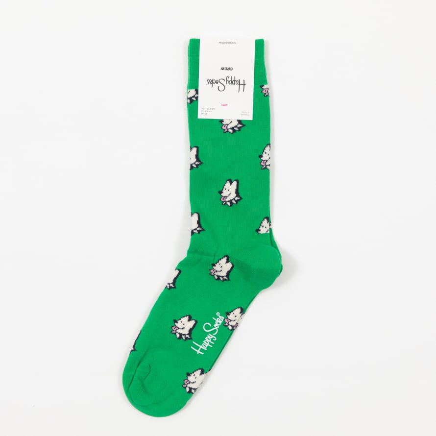 Happy Socks  Green Dog Socks