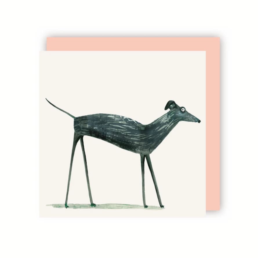 Charley Rabbit Publishing Twiggy Greyhound Card