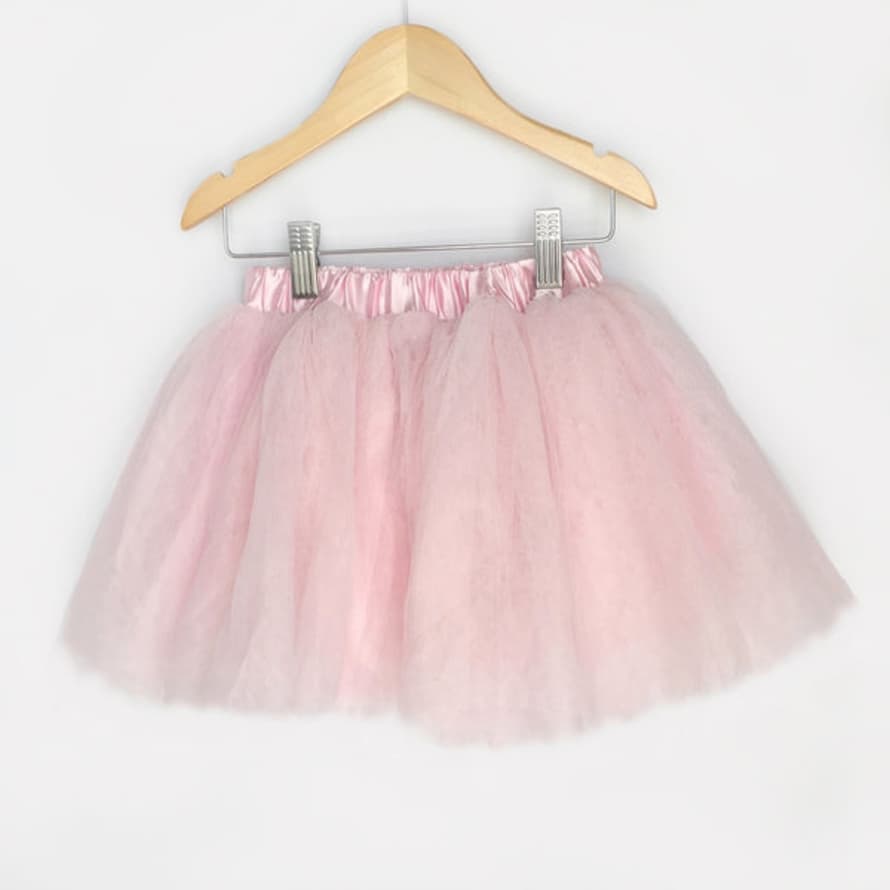 Faire Light Pink Knee Length Tulle Skirt