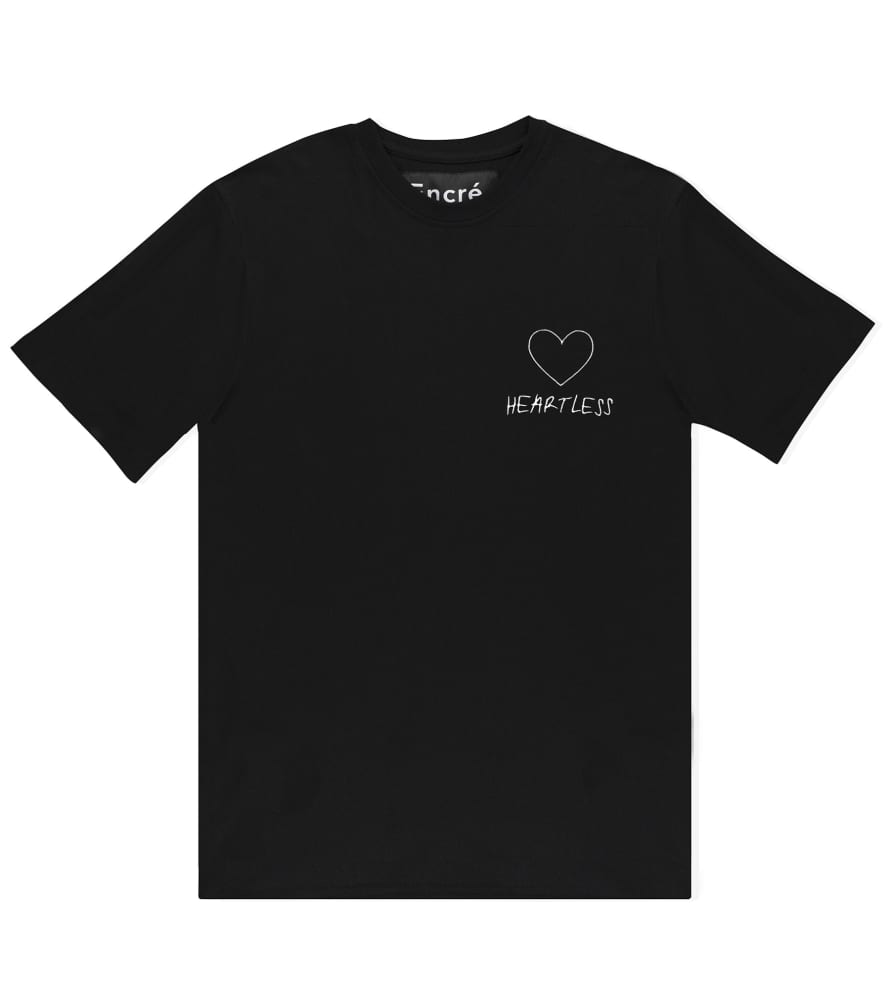 Encré T-shirt "heartless" - Black