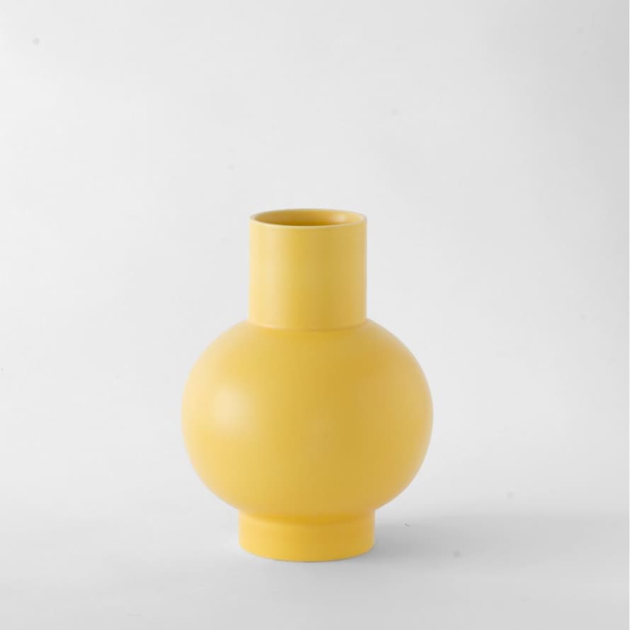 raawii Strøm Vase Large - Yellow 