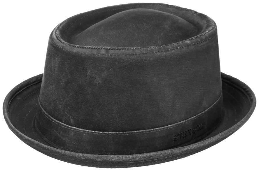 STETSON Stetson Porkpie Hat Black