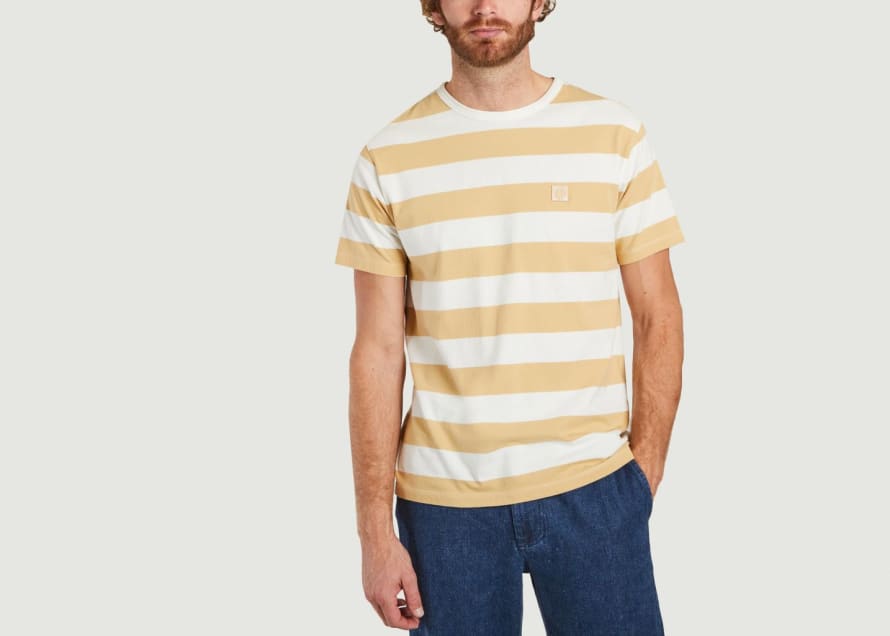 Thinking Mu Striped Organic Cotton T-shirt