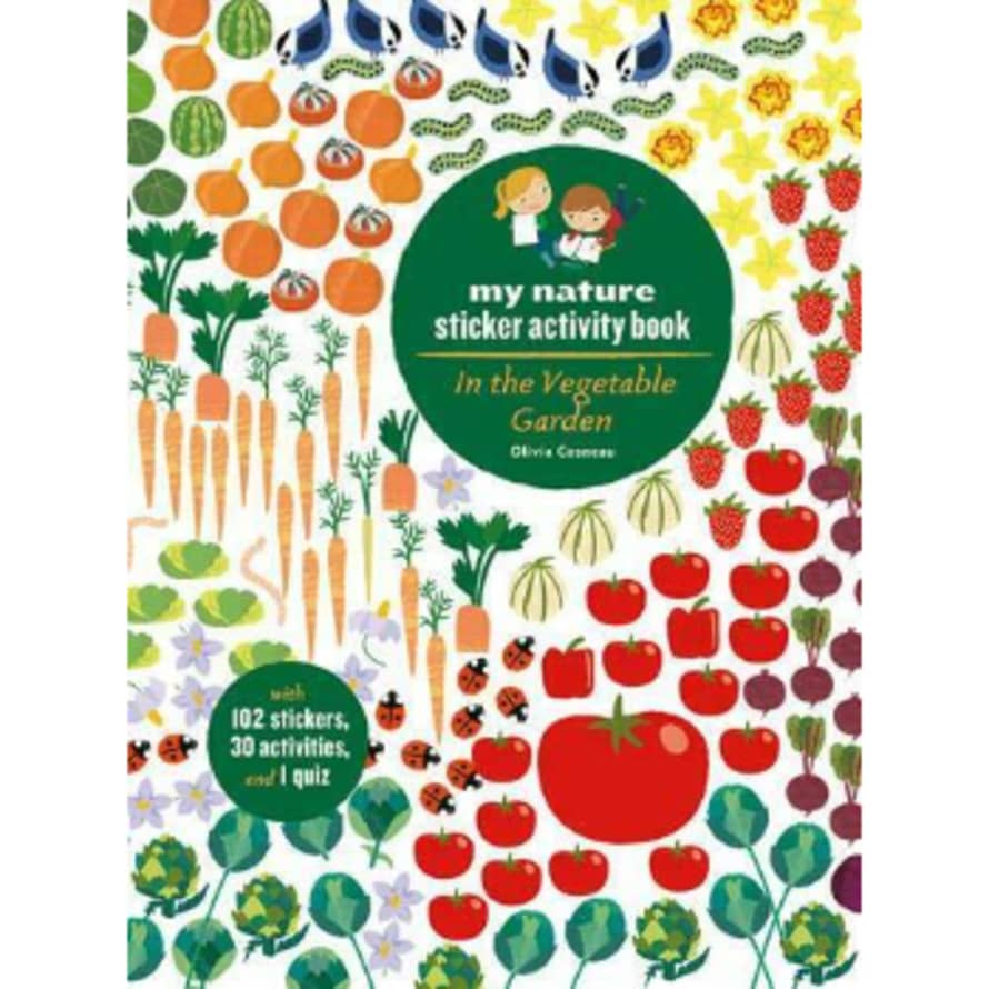 Princeton Architectural Press In the Vegetable Garden Sticker Activity Book