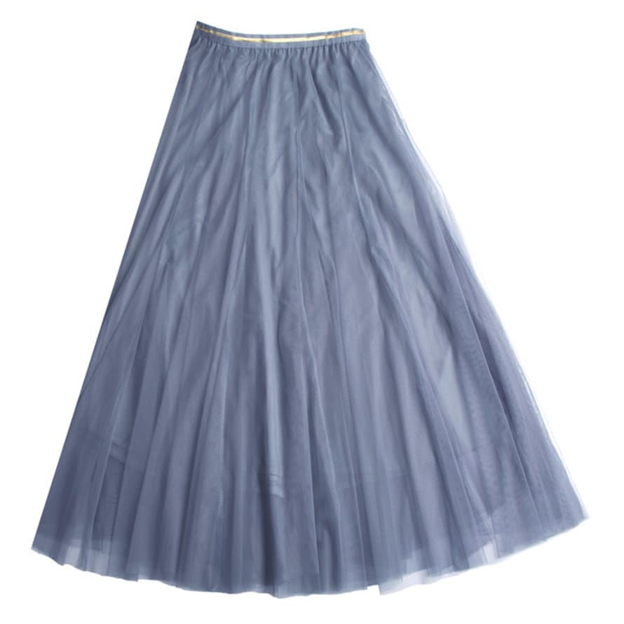Last True Angel Tulle Skirt Denim Blue