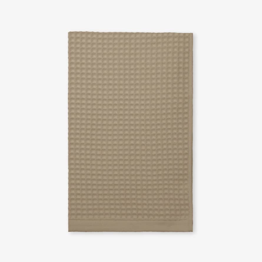 Elvang Waffle Hand Towel 50x70cm Organic Cotton - Taupe