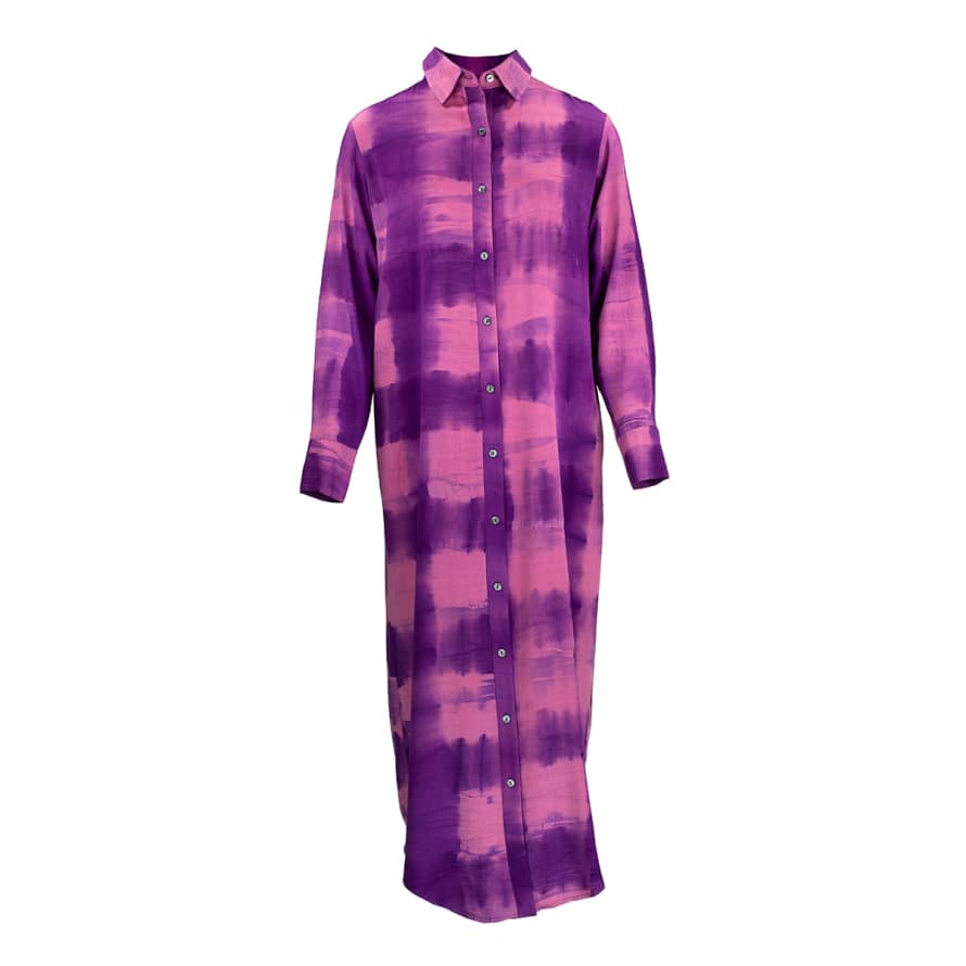 Nous Antwerp Katrien Dress Purple