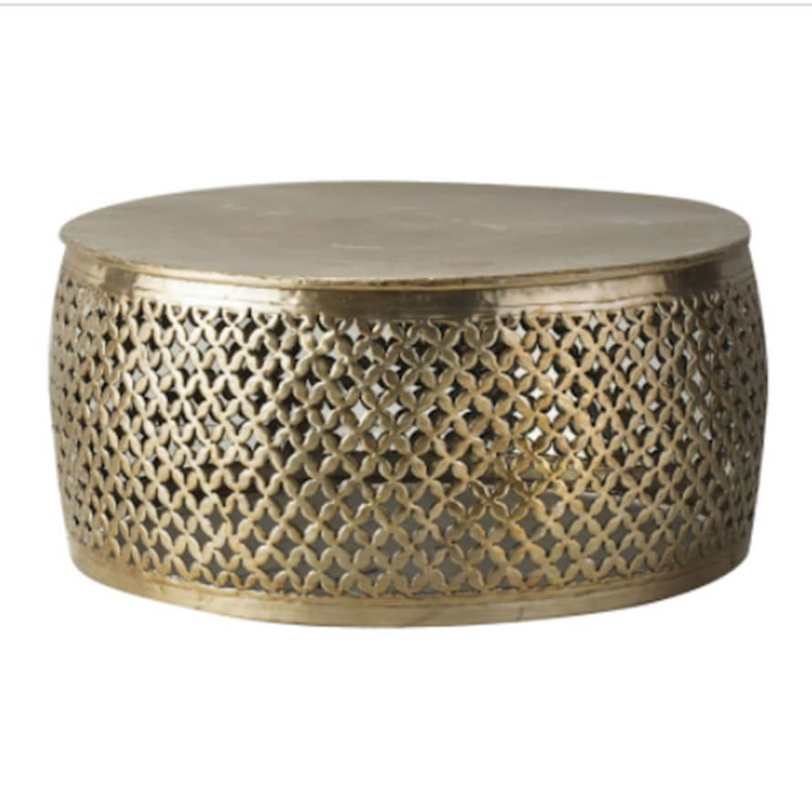 Gallery Direct Open Weave Metal Coffee Table