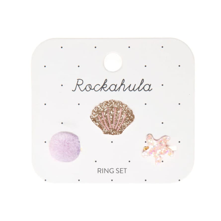 Rockahula Seashell Ring Set