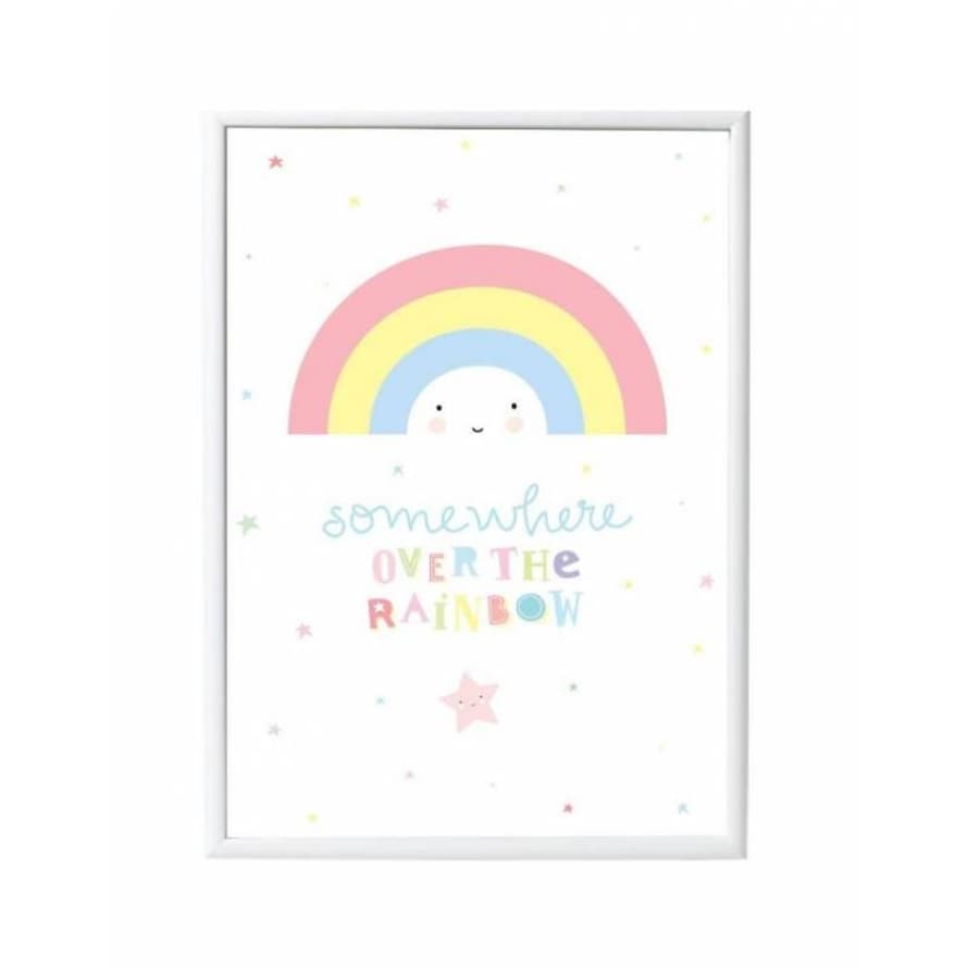 A Little Lovely Company Poster 50x70 - Rainbow - A Little Lovely Company
