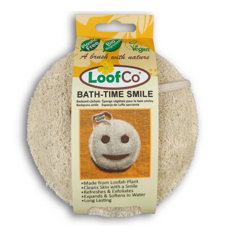 LoofCo Smiley Bath Time Loofah