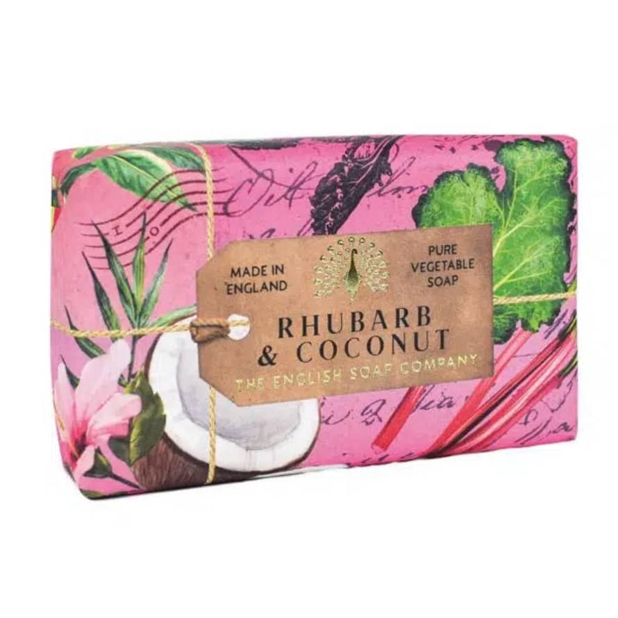 The English soap company Rhubarb and Coconut Soap Bar
