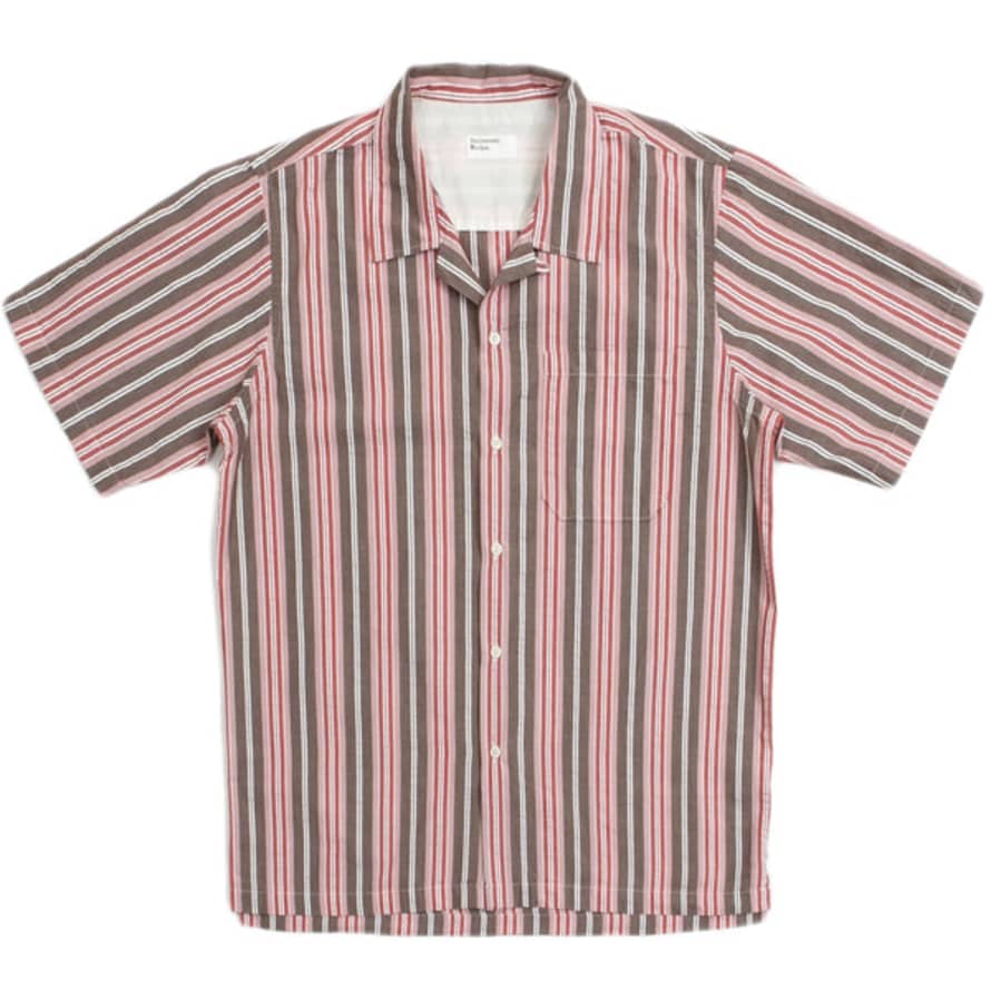Universal Works Camp Shirt Nassau Stripe
