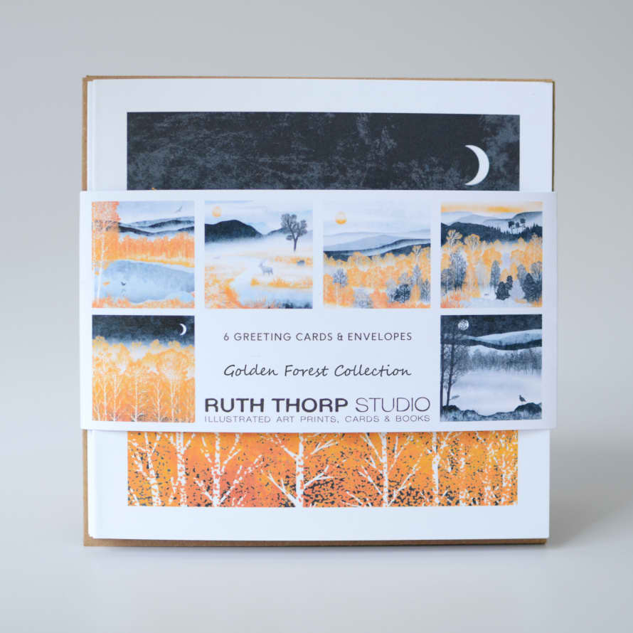 Ruth Thorp Studio Golden Forest Pack of 6 Cards
