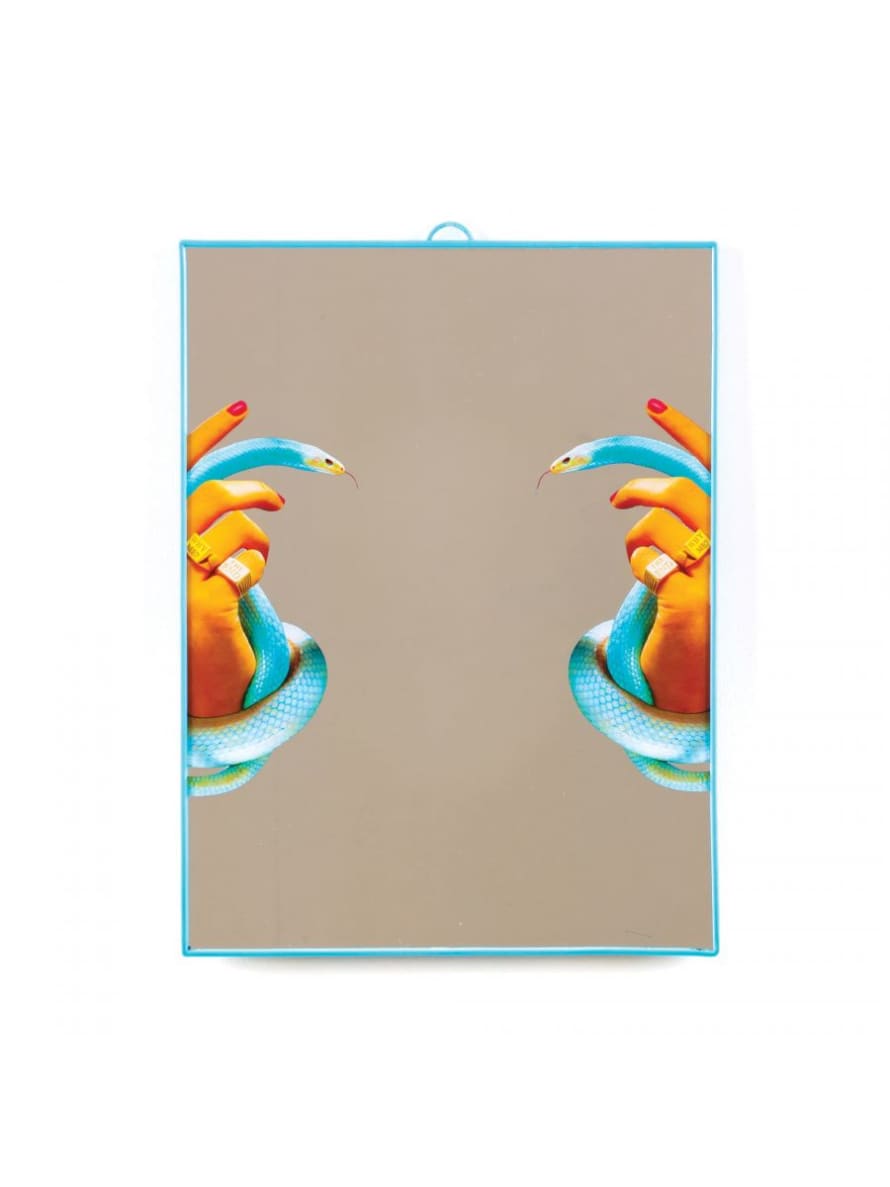 Seletti Toiletpaper Mirror Big Hands with Snakes