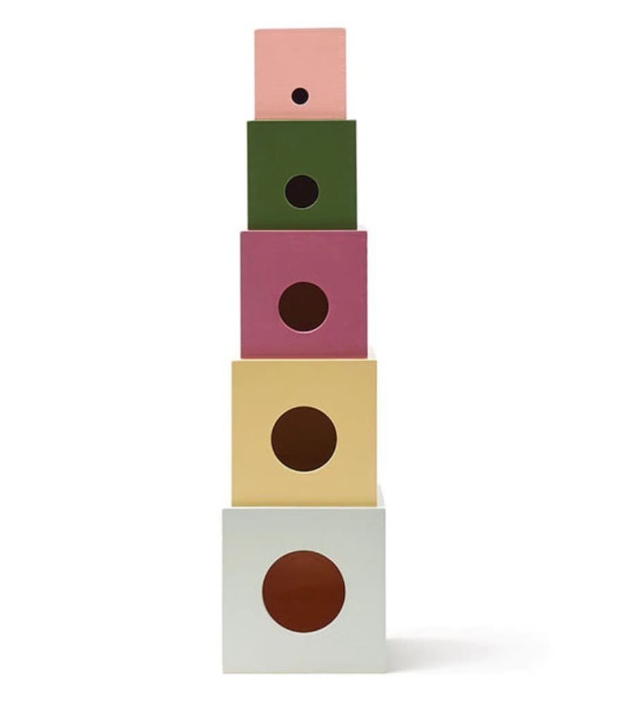 Kids Concept Stacking Cubes In Wood Edvin
