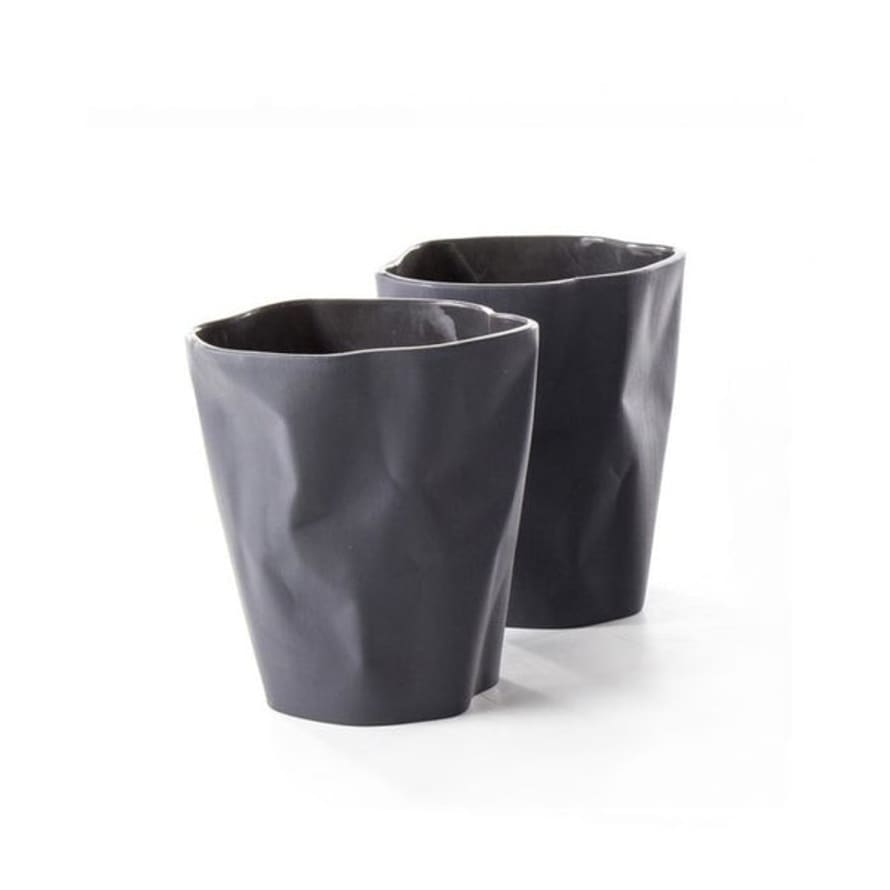ManufacturedCulture Bent Cups Black
