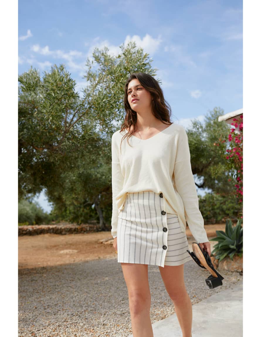Mus & Bombon Cotton Mini Skirt