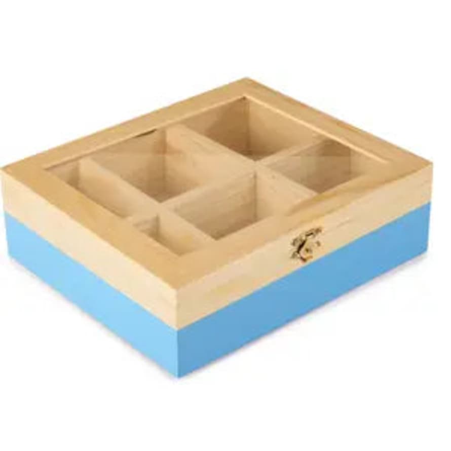 Ibili - Tea Box With 6 Compartments - Wooden