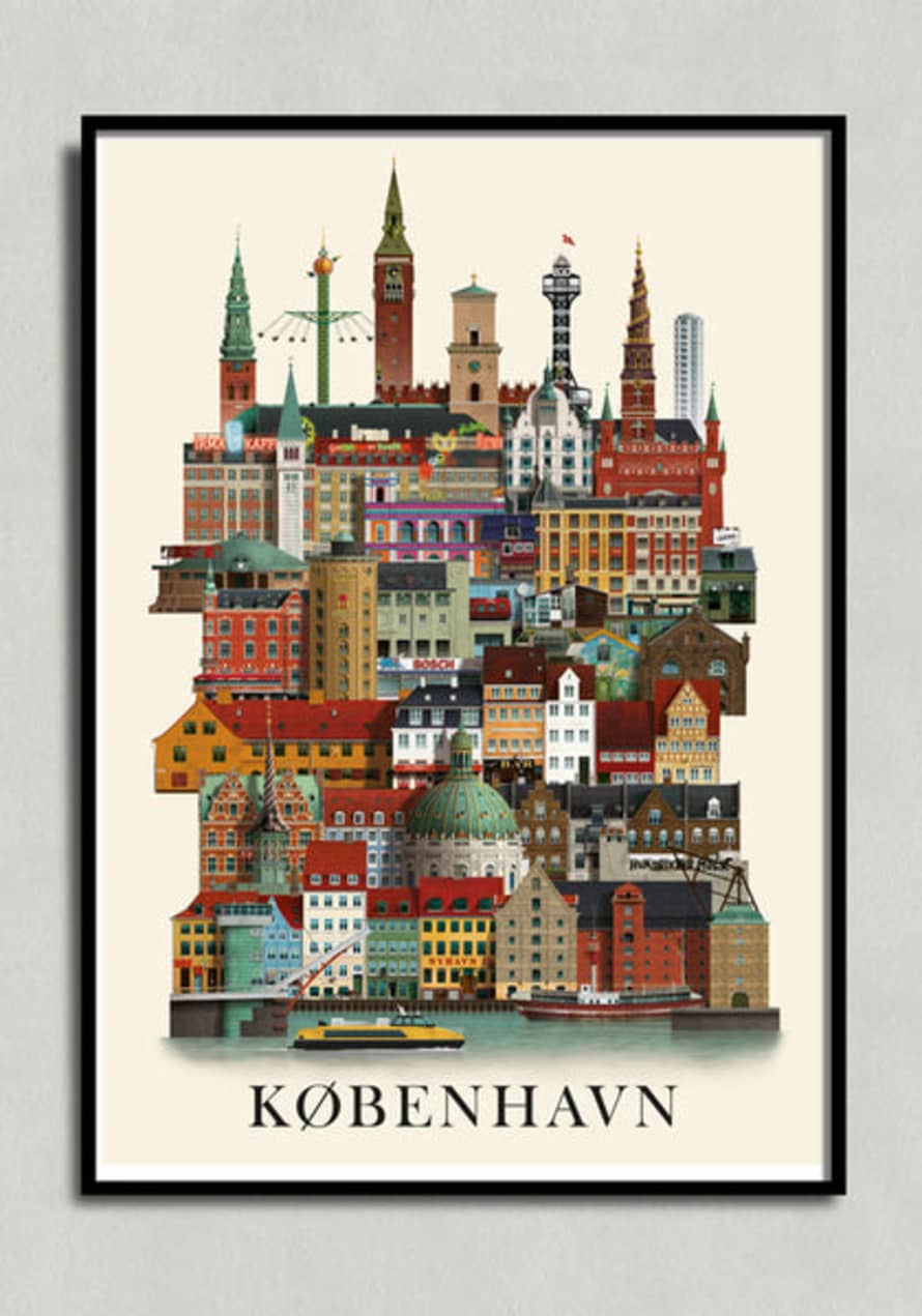 Martin Schwartz Poster Copenhagen City A3