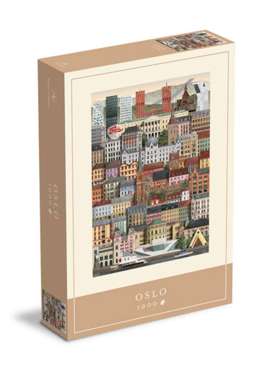 Martin Schwartz Oslo City Puzzle 1000 Pieces