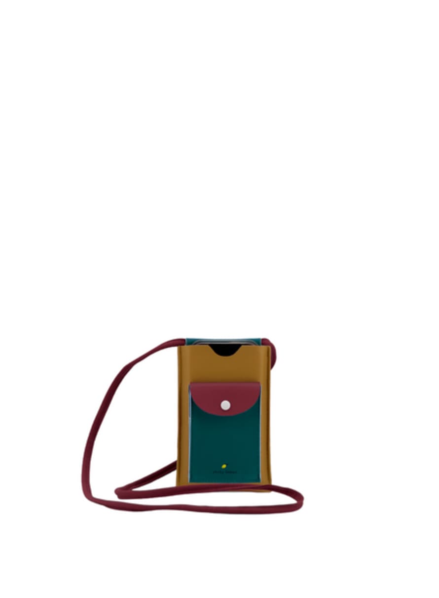 Sticky Lemon Phone Pouch, Journey Of Tales - Golden & Inventor Green