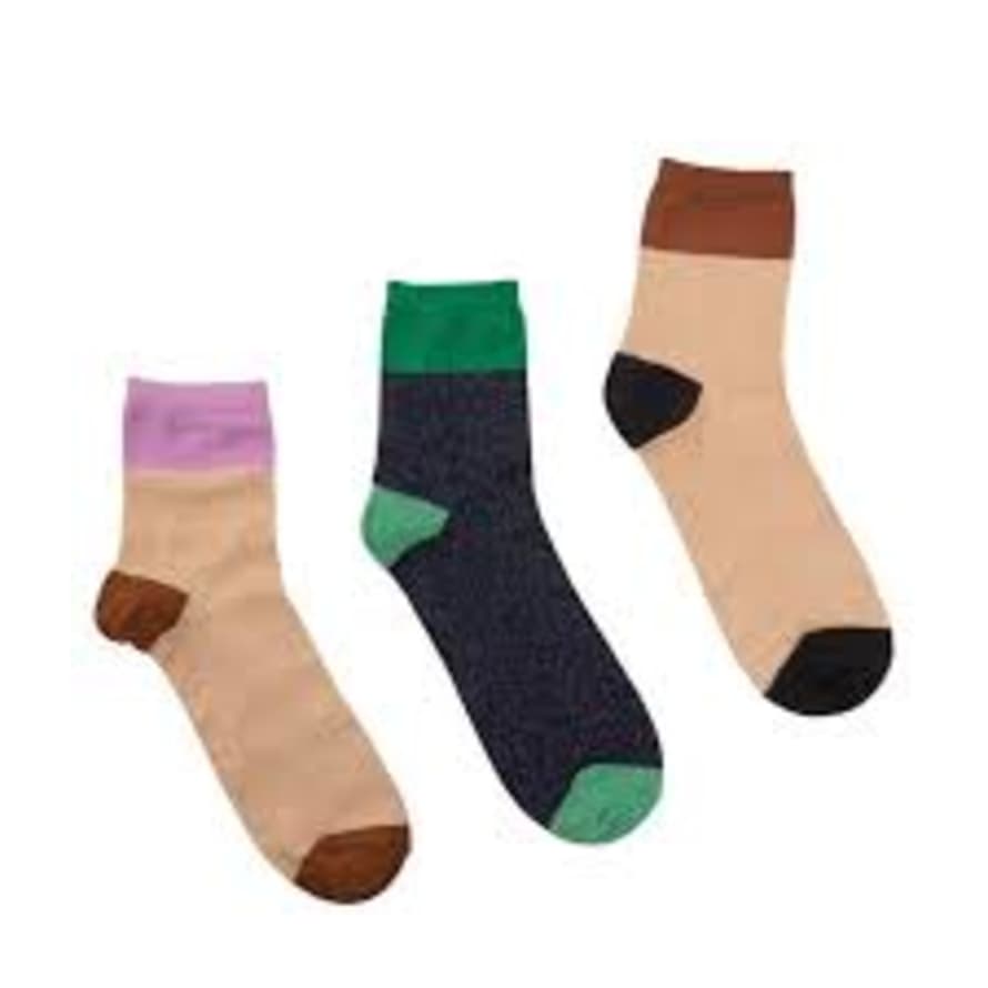 Numph Marengo 3-pack Ankle Socks
