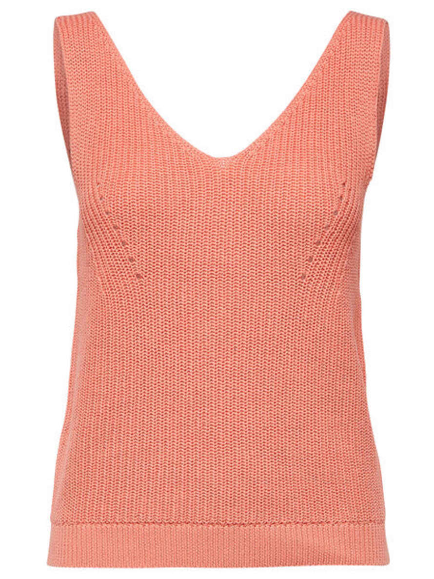 Selected Femme Pink V Neck Knitted Top
