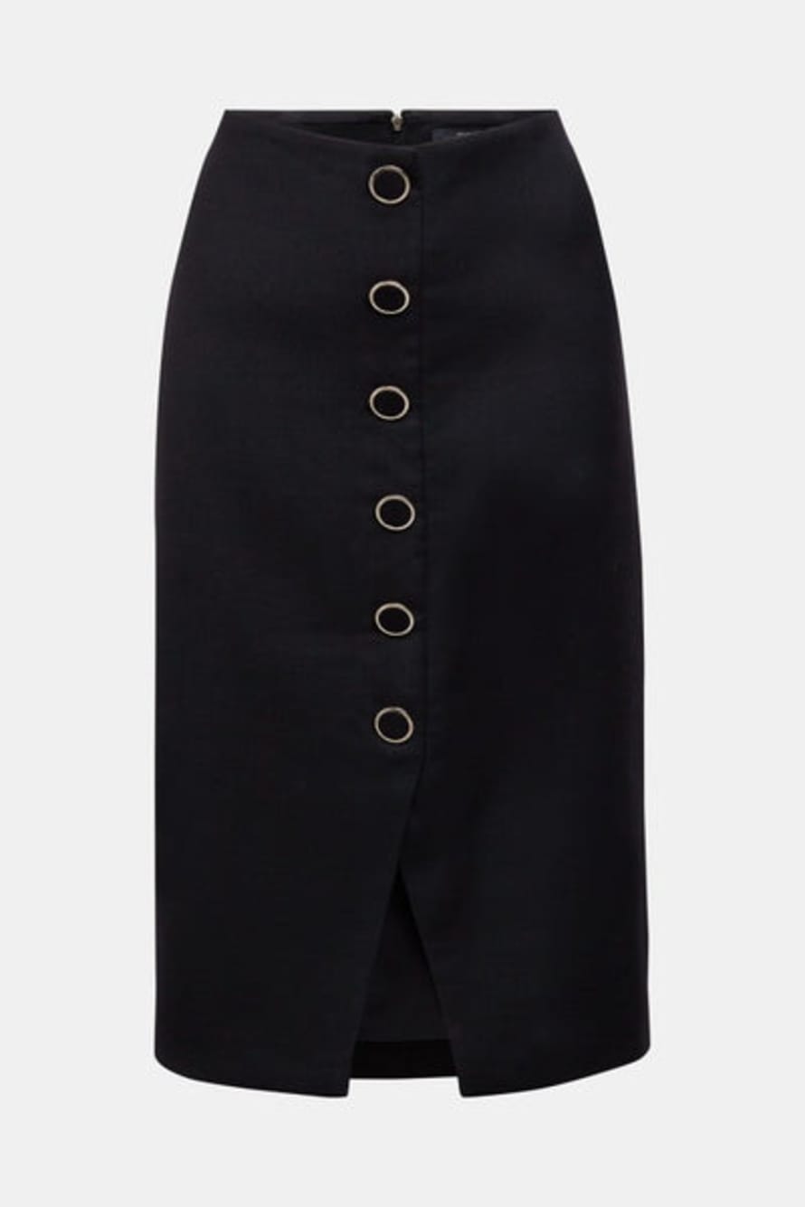 ESPRIT Pencil Skirt With Buttons