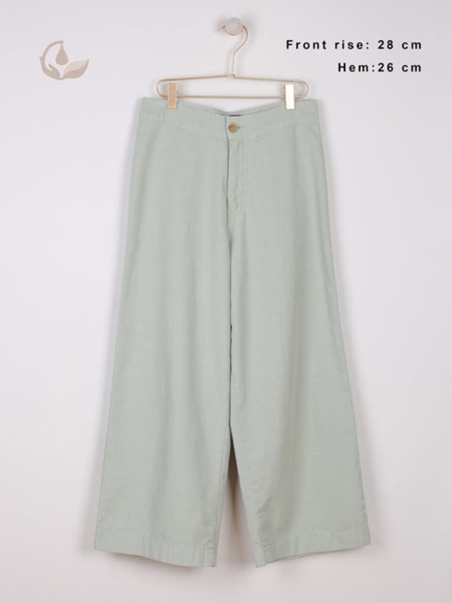 Indi & Cold Linen Cotton Crop Trousers