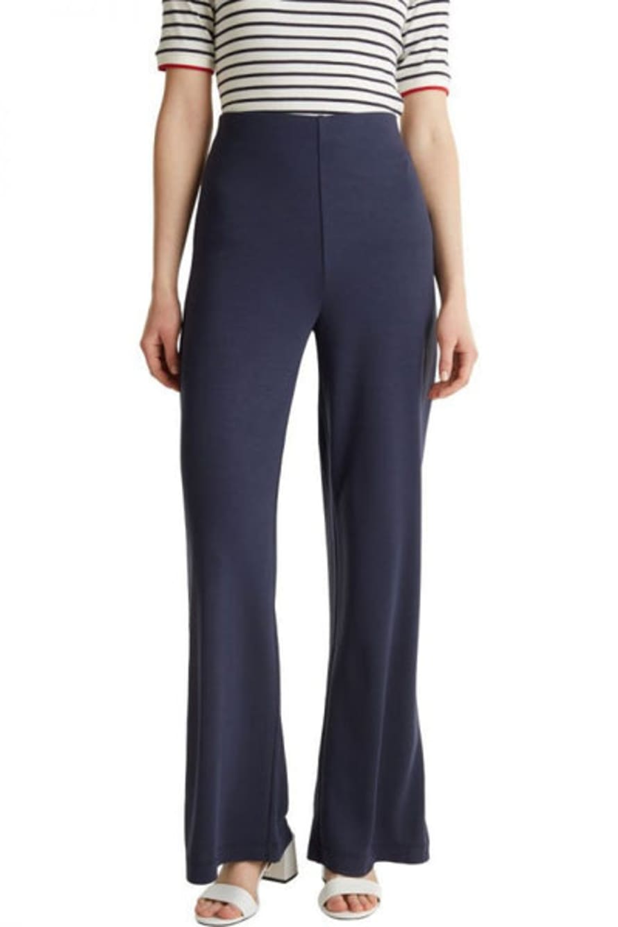 ESPRIT Jersey Trousers With Wide Leg