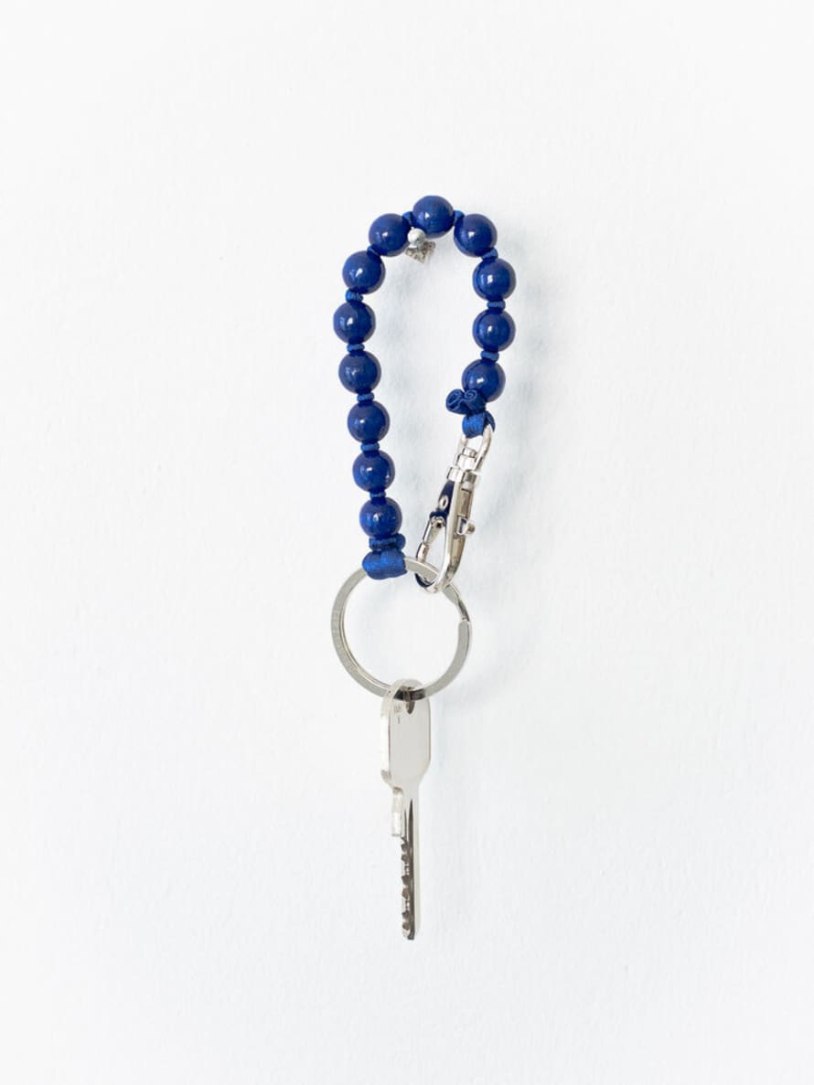 Ina Seifart  Perlen Keyholder Short Dark Blue – Blue