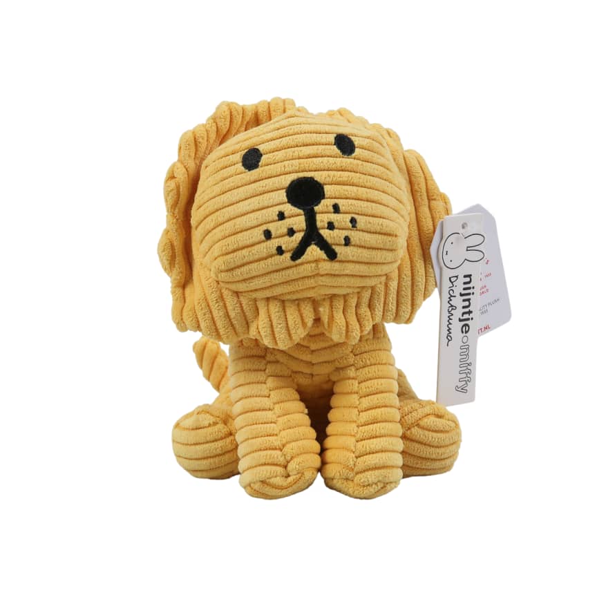 Miffy Corduroy Yellow Lion - Medium Toy