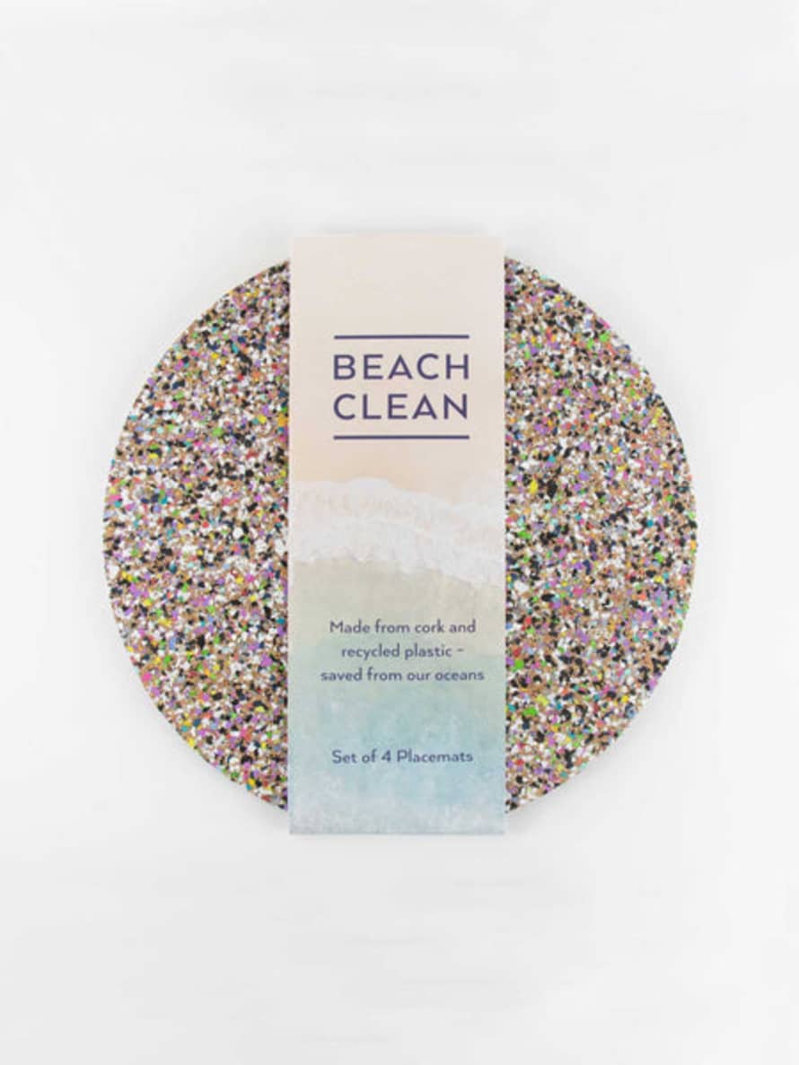LIGA Beach Clean Round Placemat Set