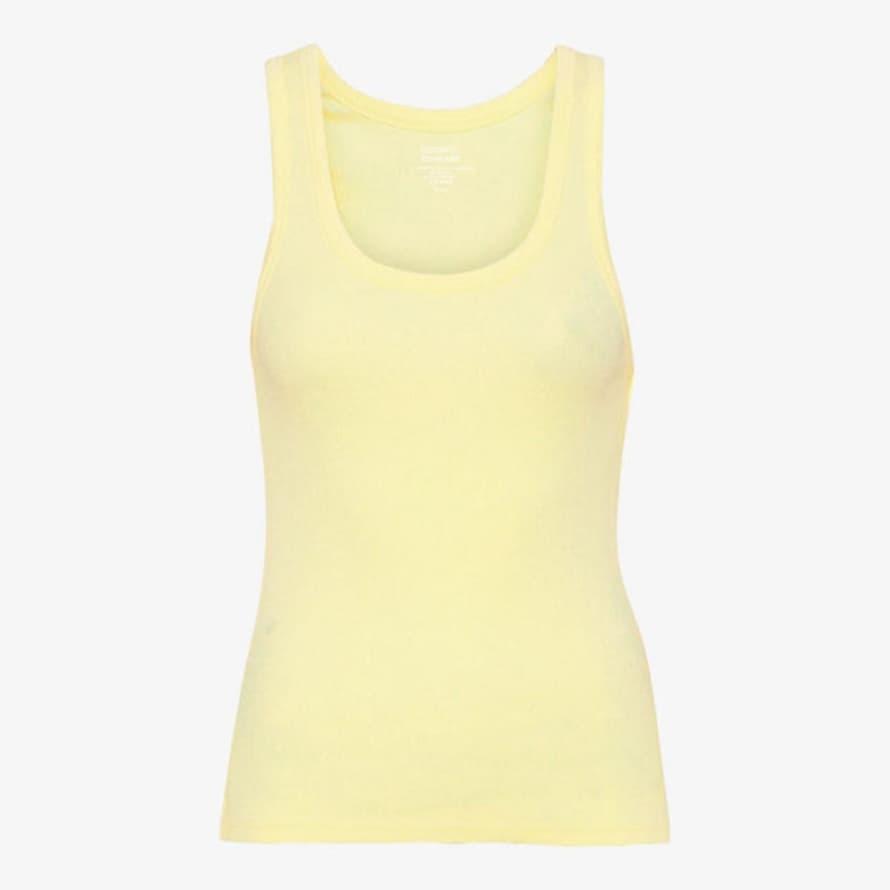 Colorful Standard Soft Yellow Womens Organic Rib Tank Top