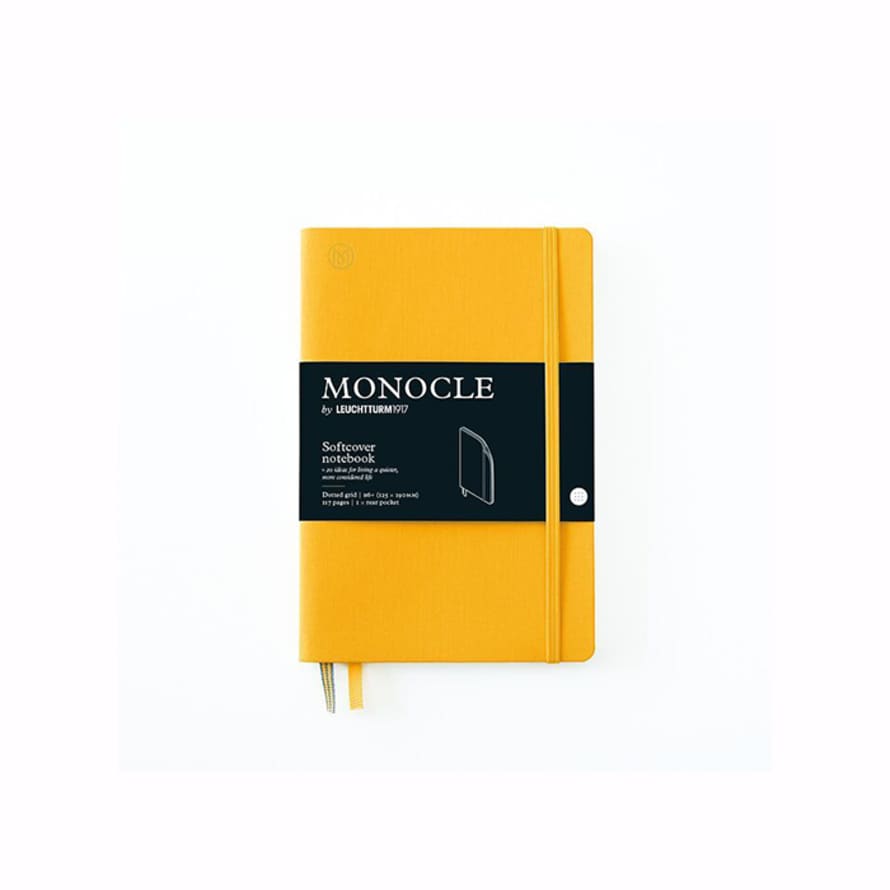 Leuchtturm1917 x Monocle Softcover Notebook Yellow B6 Dotted Grid