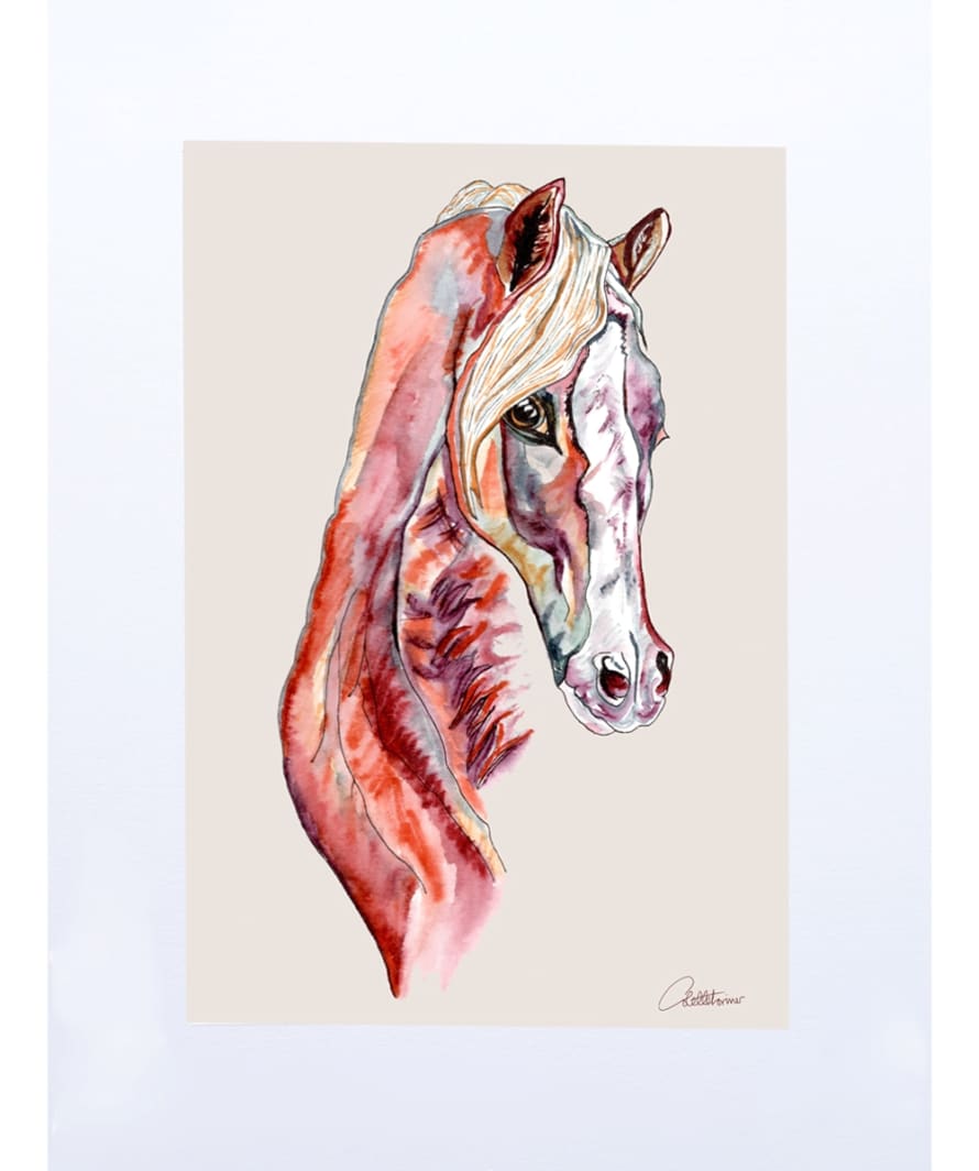 Canvasbutterfly  Horse Art Print Red Roan
