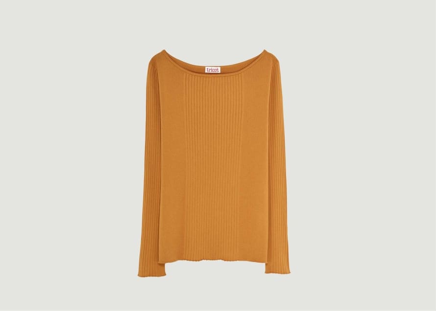 Tricot Thin Sweater In Organic Cotton