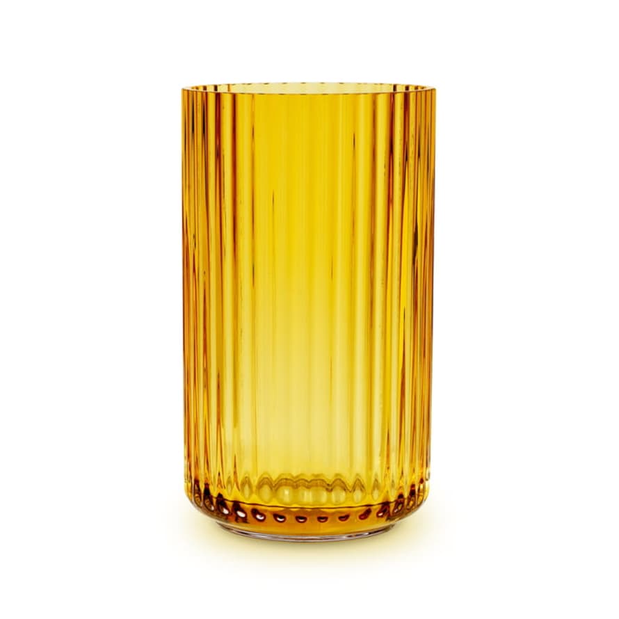 Lyngby Porcelaen Lyngby-Vase Amber Glas 25 cm