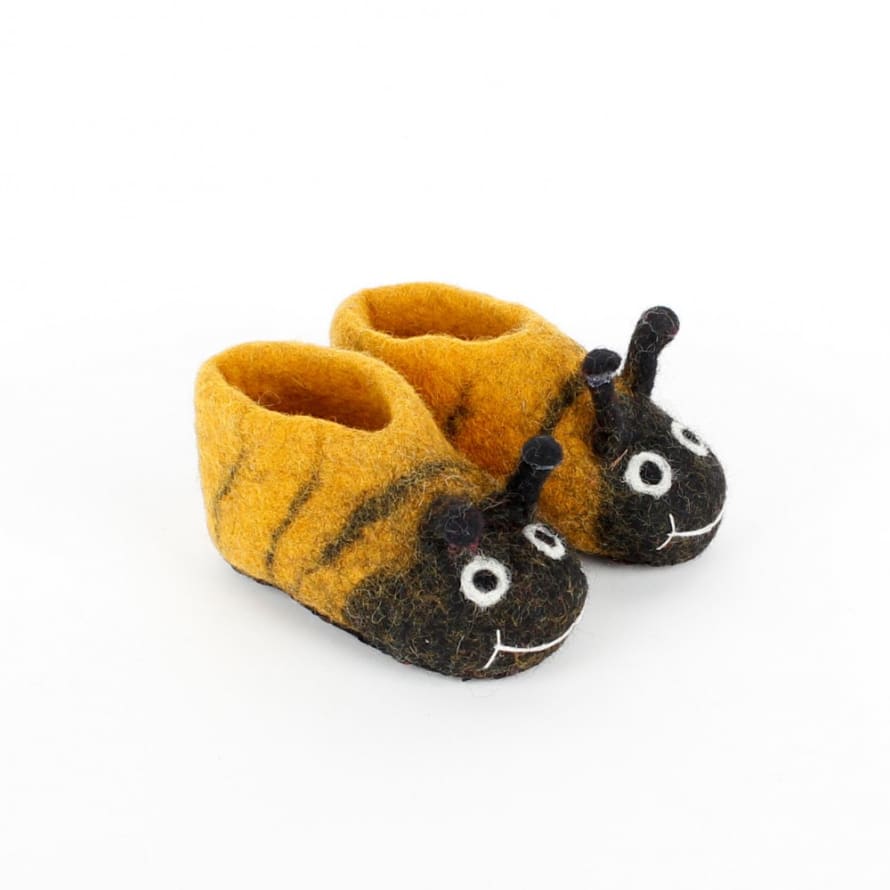 Sjaal met Verhaal Children's slippers - Bee
