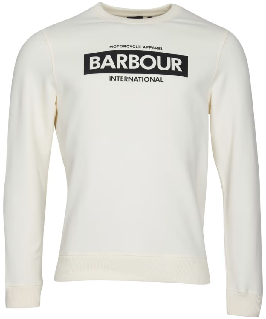 Barbour International Charge Sweatshirt Whisper White