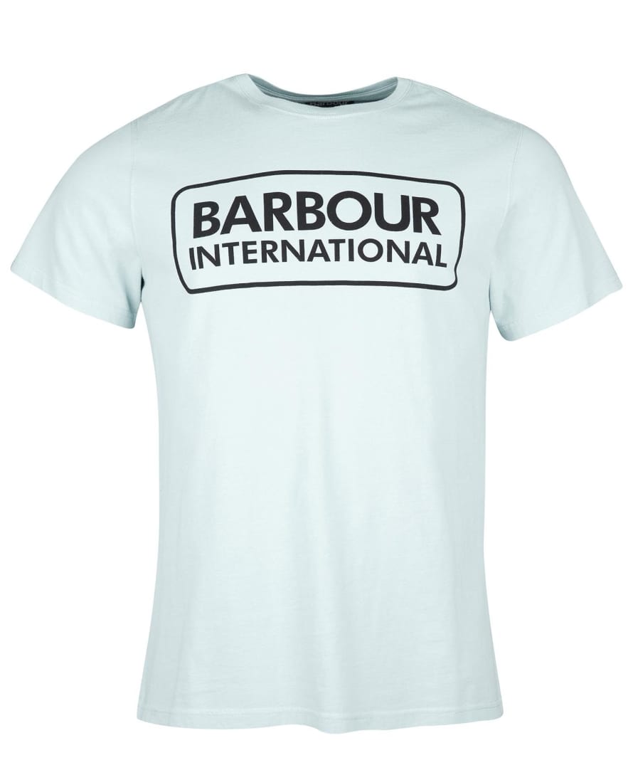 Barbour International Graphic Tee Pastel Sprunce