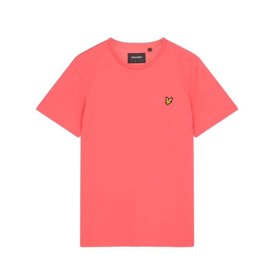 Lyle and Scott Crew Neck Tee Electric Pink