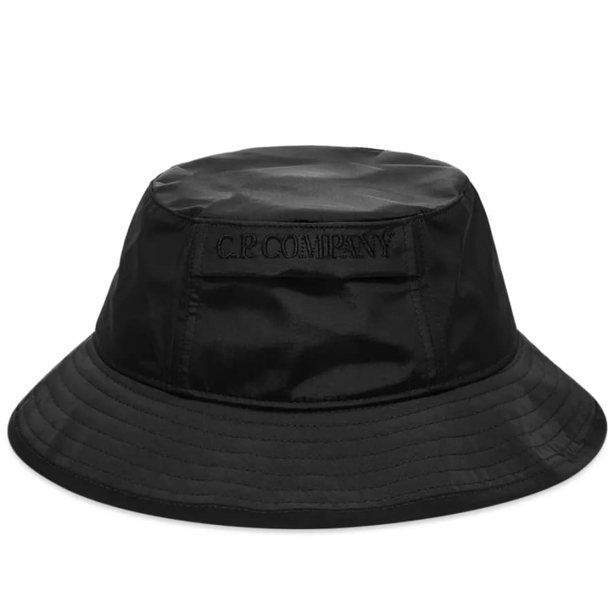 C.P. Company Chrome Bucket Hat Black