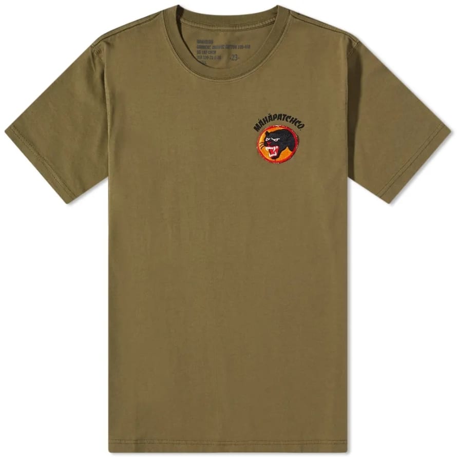 Maharishi  Vintage Panther Patch Tee Olive