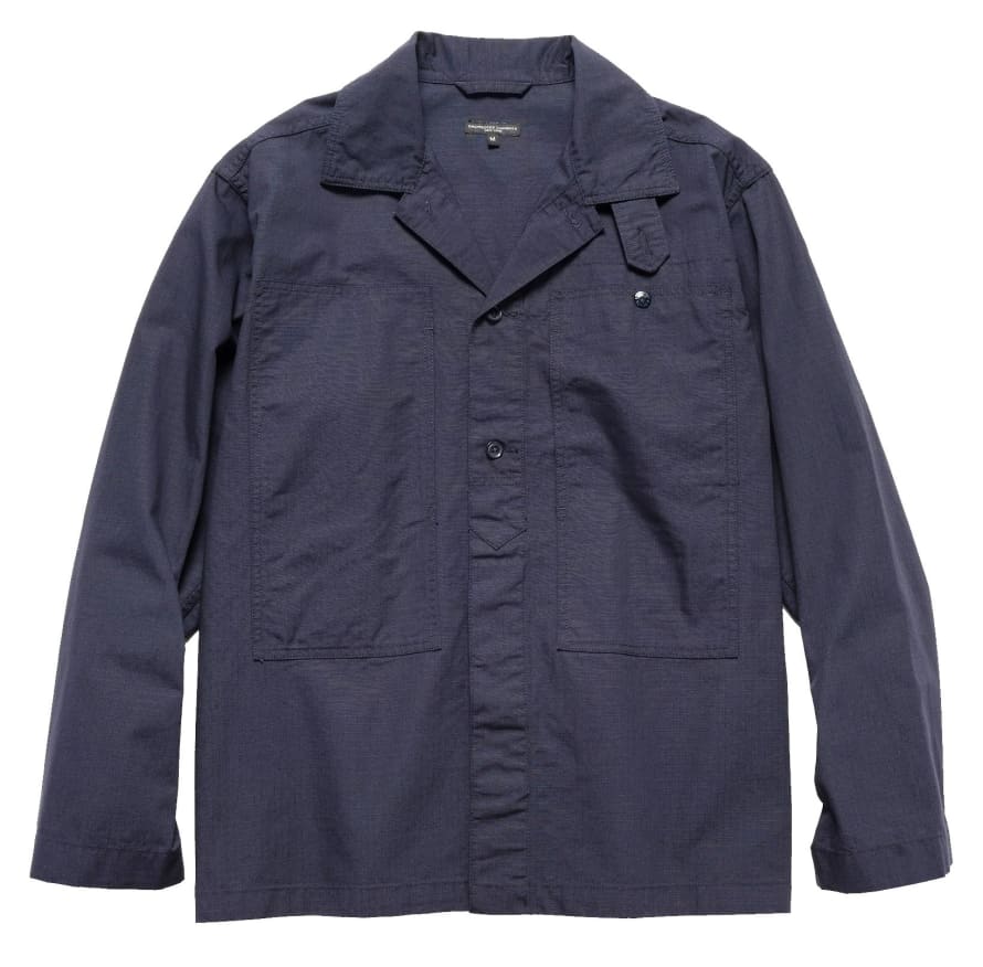 Engineered Garments  Fatigue Shirt Jacket Dark Navy Cotton Ripstop