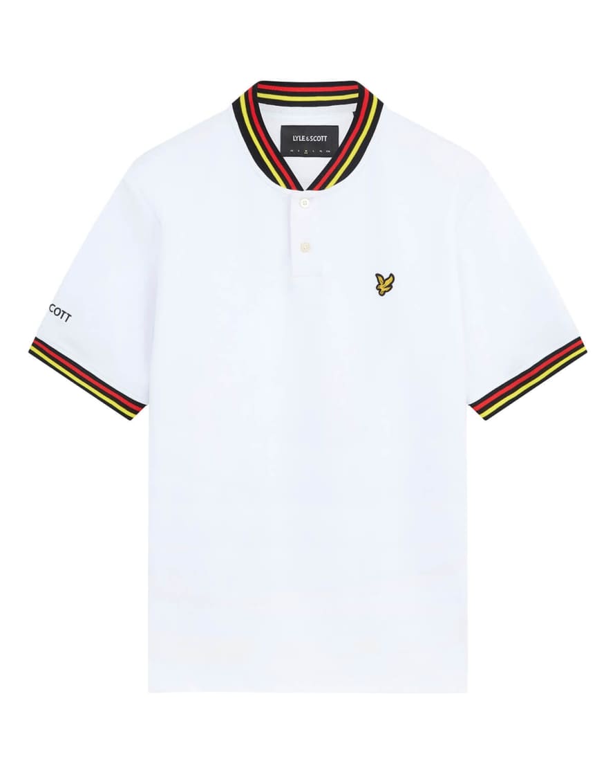 Lyle and Scott Germany Football Polo Shirt White
